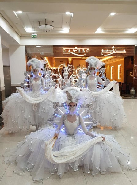 White Snowflake Parade